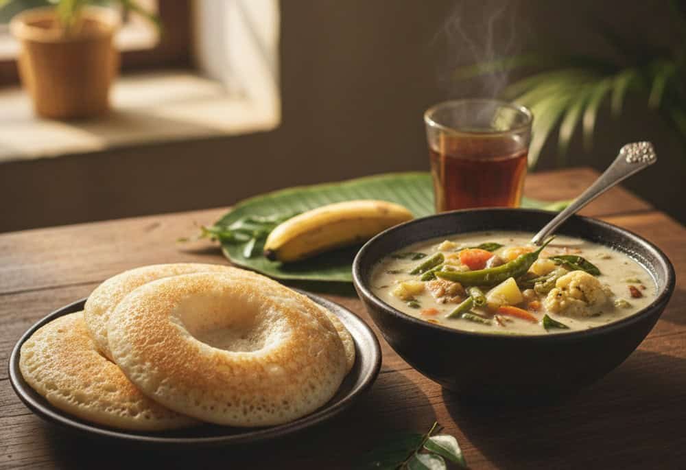 Appam With Stew