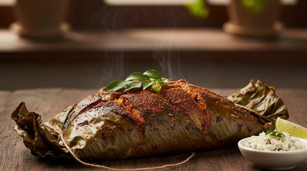 Karimeen Pollichathu