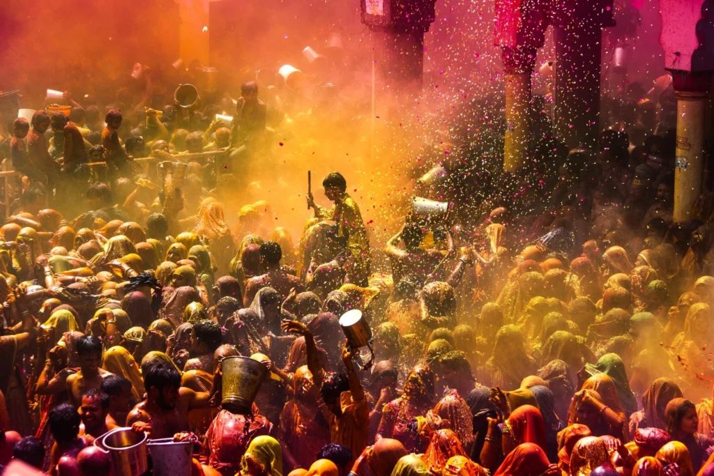 Holi celebrated in India