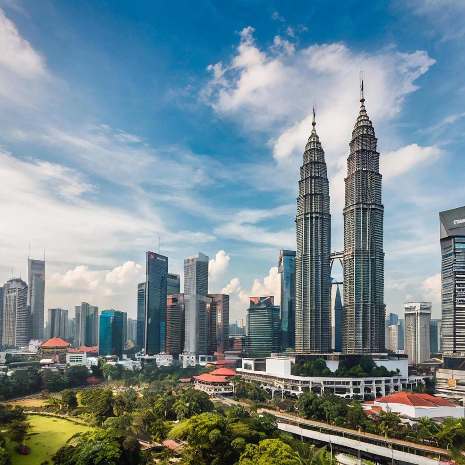 Kuala lumpur skyline view - Malaysia Group Tour