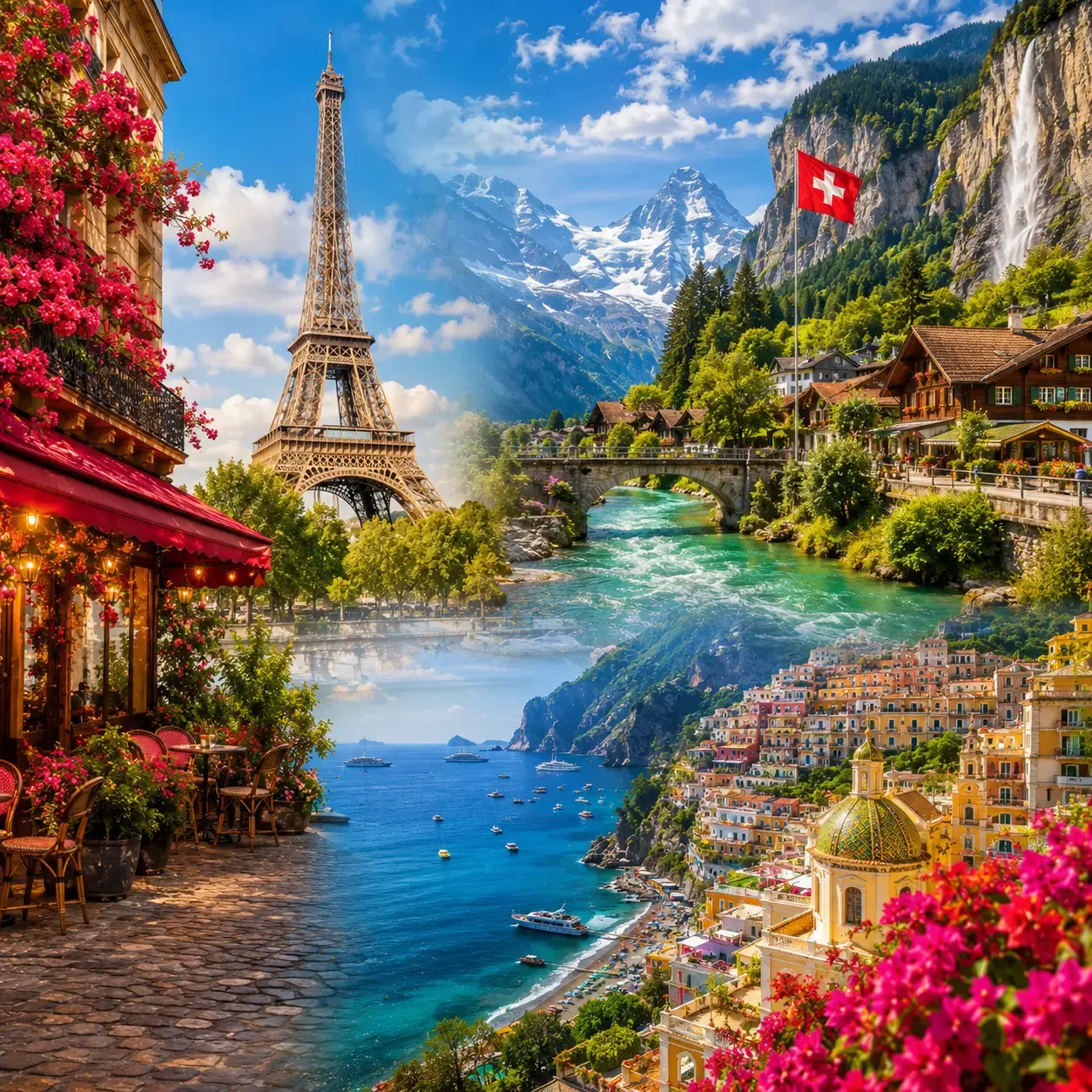 France, Italy and Switzerland Group Tour